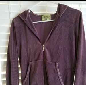 Juicy Couture plum hoodie- L